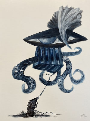 XVII Der Stern | 40x30 cm | 175,- €