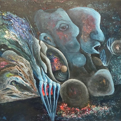 Ambivalenz (Ukraine-Gruppe I) 80 x 80 cm | 560,- €