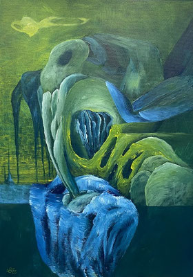 Spirituelle Begegnung I 70 x 50 cm | 360,- €