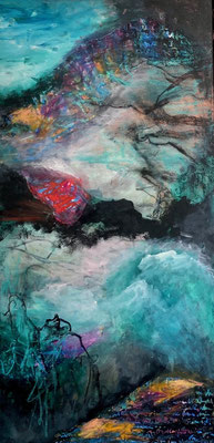 Das Sein und das Nichts Diptychon II je 80 x 40 cm | 720,- € (komplett)