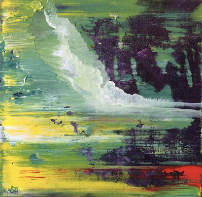 Im Eismeer | 40 x 40 cm | Versteigert in Worpswede zu Gunsten der Ukrainehilfe Deutschland