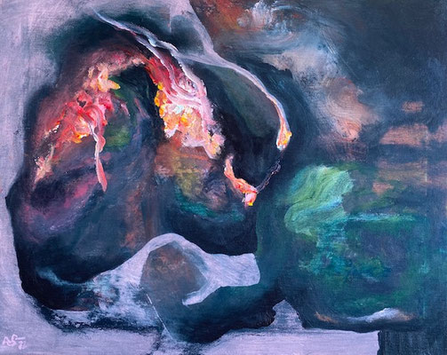 Verdrängung 40 x 50 cm | 360,- €