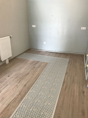 Séjour Suresnes Parquet et carrelage