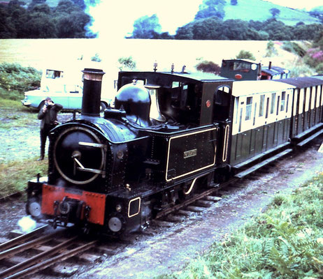0-6-0T No.1 at Castle Caereinion, W&L 1966