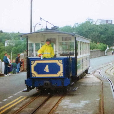 Tramcar No.4 on Great Orme Tramway 6.93