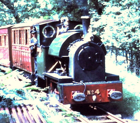 TR 0-4-2ST at Dolgoch 1966