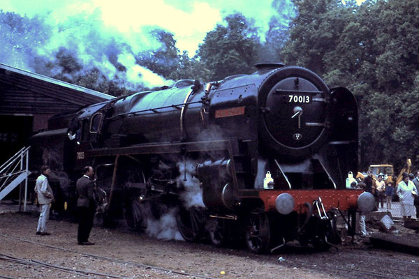 BR 4-6-2 No.70013 Oliver Cromwell at Bressingham Steam Museum