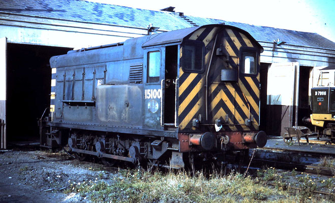 GWR 0-6-0DM No,15100 @ Swindon 1965