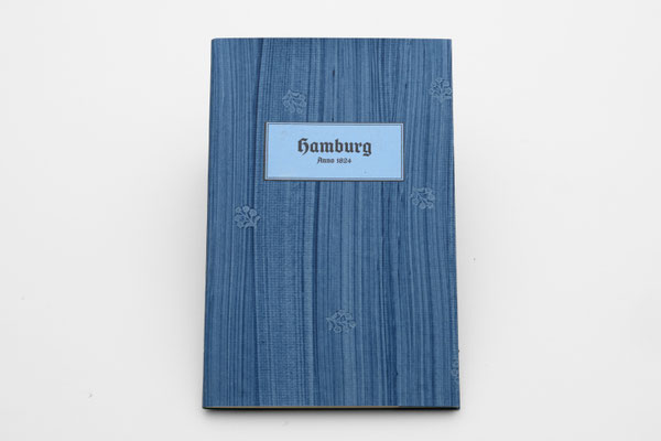 Faksimile 24 stündige Handthierung und Gewebe in Hamburg 1824, Euro 25.-