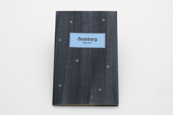 Faksimile 24 stündige Handthierung und Gewebe in Hamburg 1824, Euro 25.-
