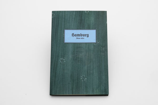 Faksimile 24 stündige Handthierung und Gewebe in Hamburg 1824, Euro 25.-