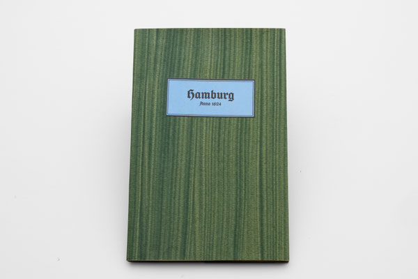 Faksimile 24 stündige Handthierung und Gewebe in Hamburg 1824, Euro 25.-