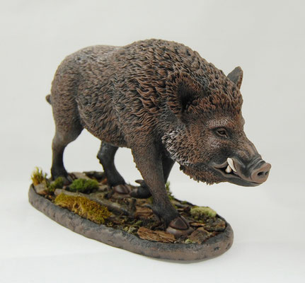 Wild Boar Handmade Figurines By Victoria