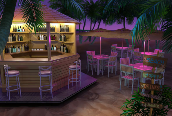 Strandbar bei Nacht [ab Episode 7]