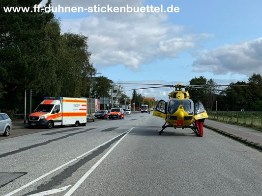 Christoph 67 kurz vor dem Start