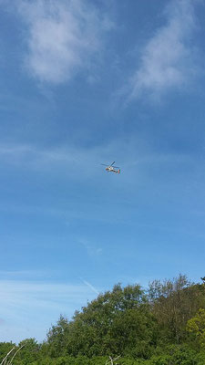 Polizei-Hubschrauber © Freiwillige Feuerwehr Cuxhaven-Duhnen