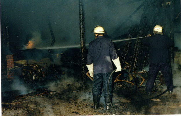 22.08.97 B - Feuer im FORT THOMSEN © FF-Duhnen