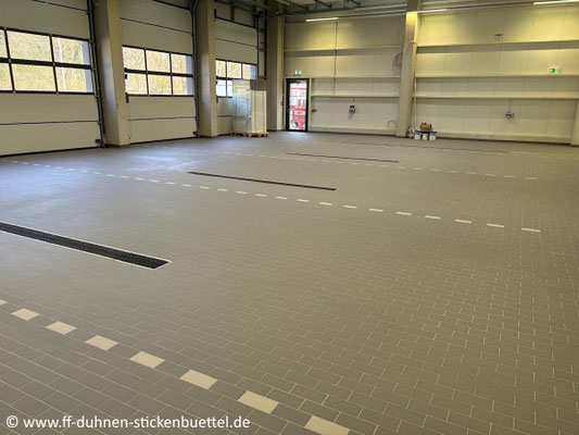 Die Halle ist nahezu fertig © FF-Duhnen-Stickenbüttel