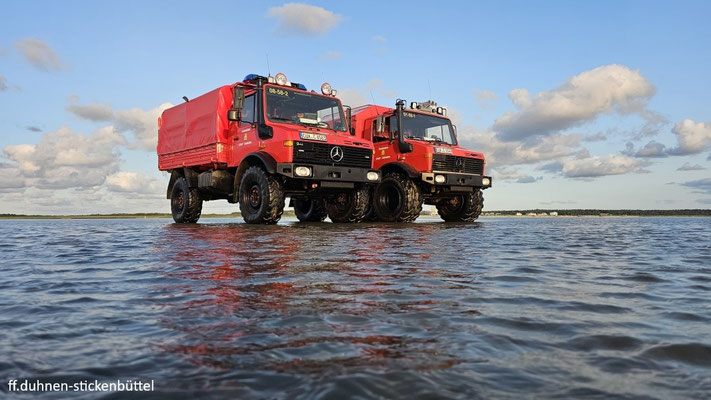 Warten vor dem "Duhner Priel" © FF-Duhnen-Stickenbüttel