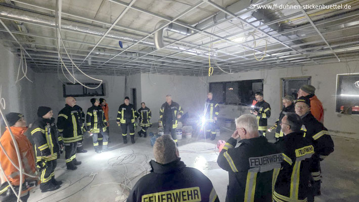 Im zukünftigen Kameradschafts / Schulungsraum.© FF-Duhnen-Stickenbüttel