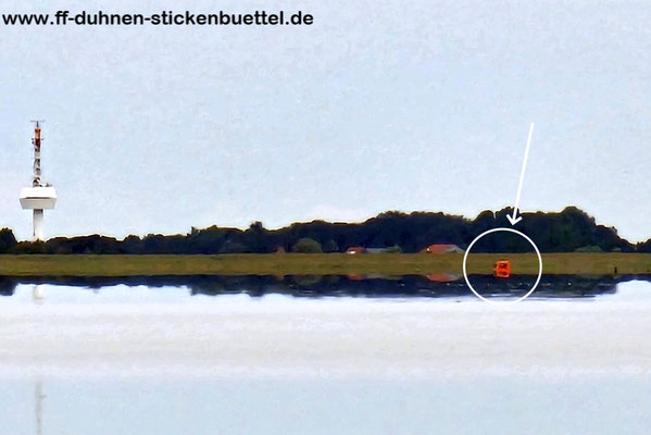 Der Amphi Ranger weit draußen im Watt © FF-Duhnen –Stickenbüttel