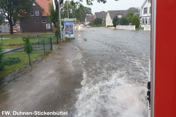 Land unter in Sahlenburg © FF-DuhStibü.
