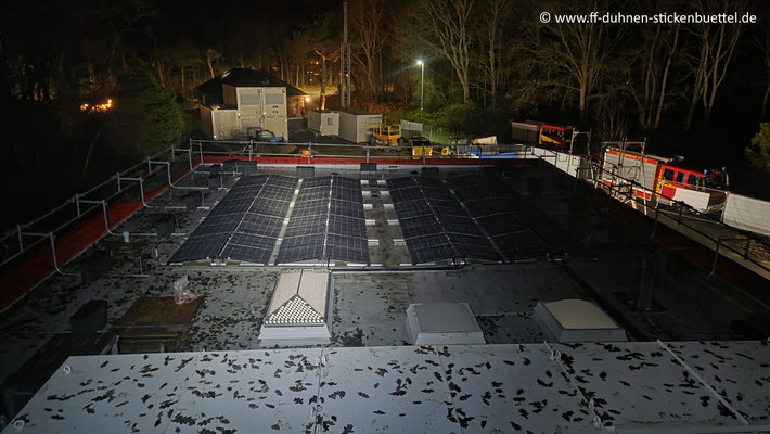 Die Solaranlage ist eingebaut.© FF-Duhnen-Stickenbüttel