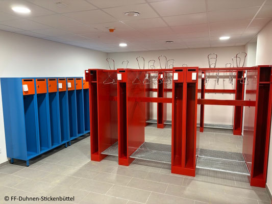 Die Damenumkleide © FF-Duhnen-Stickenbüttel