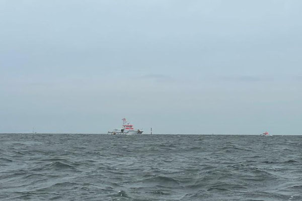 Tochterboot "Mathias" trifft ein  © FF-Duhnen 