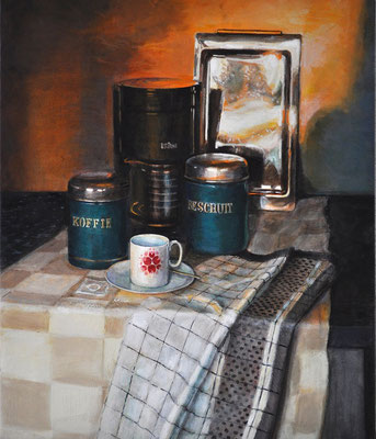 'My Still Life 3'; acrylic on canvas, 52 x 61 cm (20.5 x 24 inch).