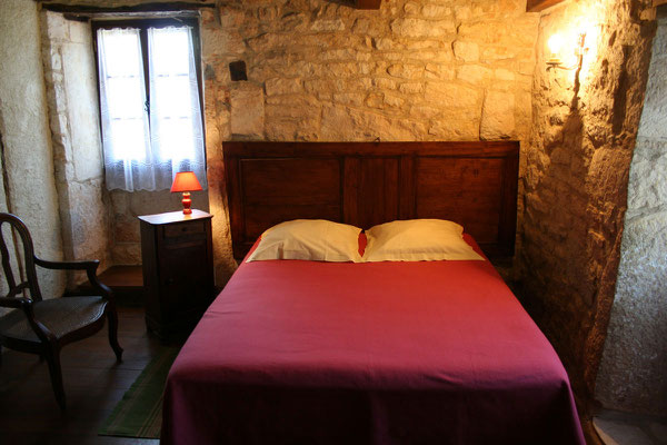 chambre du gite Lot occitanie 