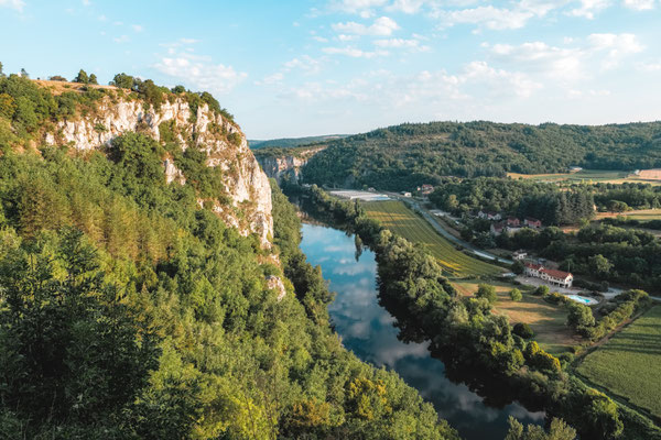 vallée du Lot causses du Quercy ; crédits : Teddy Verneuil