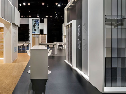Messe-Architektur für Pfleiderer auf der BAU 2019, Foto: A. Keller