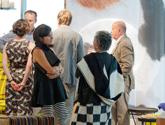 Event bei Ursula Maier Möbel in Stuttgart 2011, Kooperation mit Ute Mack Textildesign. Foto: René Müller