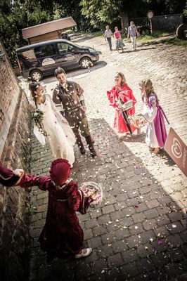 Hochzeitsplaner Berlin und Brandenburg - Mittelalter Hochzeit - Hochzeitsgäste im Mittelalterlook