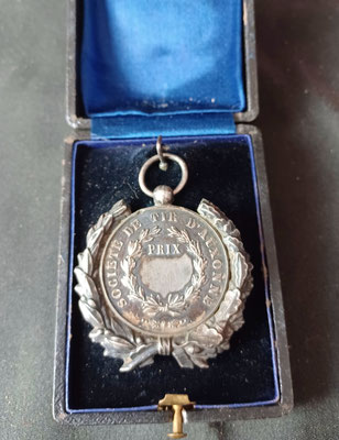  médaille sociéte de tir de la ville d'Auxonne revers 