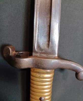  baionnette modèle 1842 de mousqueton d'artillerie.