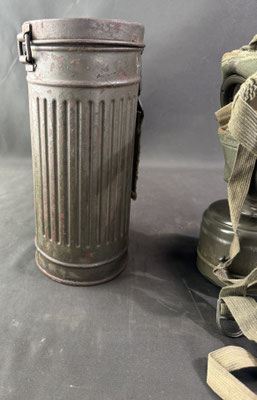 boitier masque à gaz allemand ww2