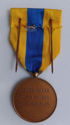 medaille de la somme 1914