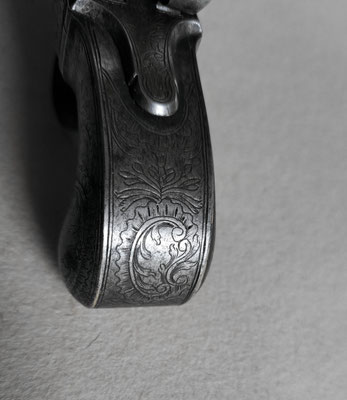 pistolet silex double canons  Gallas London