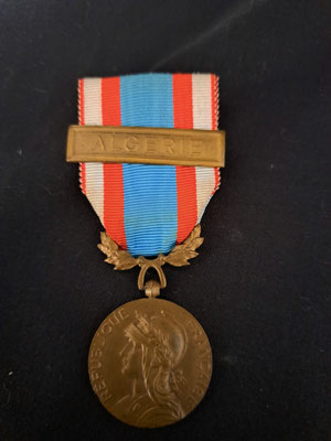 medaille commemorative d'afrique du nord algerie 