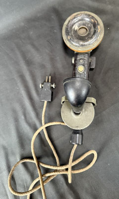 combiné téléphone de bunker .