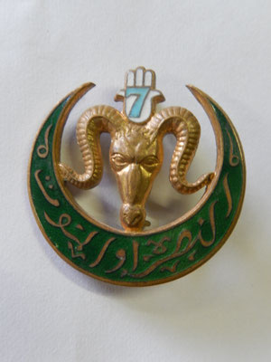  insigne 7° RTA .mardini  prix : 10 euros
