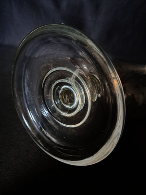 guédoufle en verre pontil 