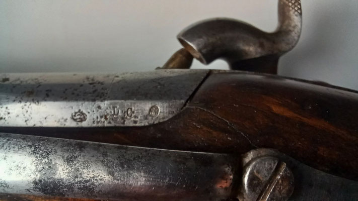 pistolet de marine mle 1837 canon poinçonné 