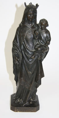 bronze vierge à l 'enfant 