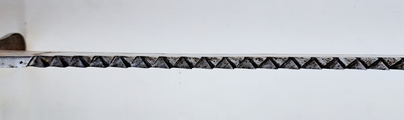 baïonnette suisse modèle 1878 dents de scie pour fusil Verterli 1878 et 1881