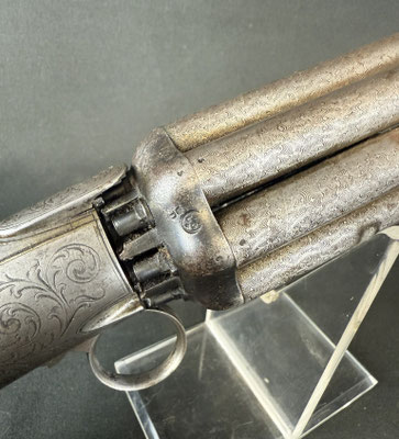 revolver poivrière 8 canons vue des canons 