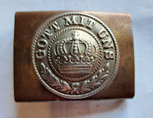 plaque de ceinturon prussienne modèle 1895