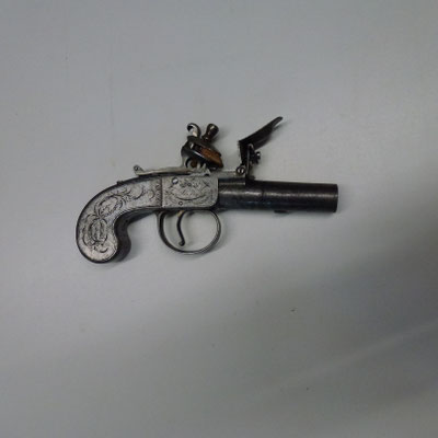 pistolet à silex à balle forcée london 1 coup.
